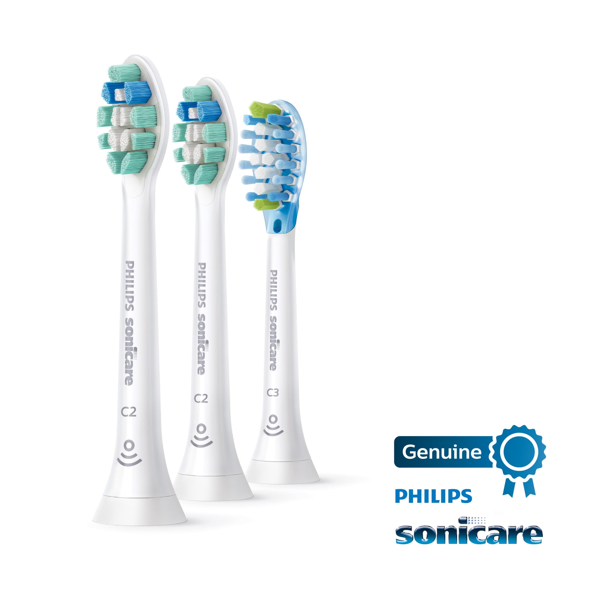 Philips Sonicare Replacement Toothbrush Head Variety Pack, HX9023/69, White 3-pk