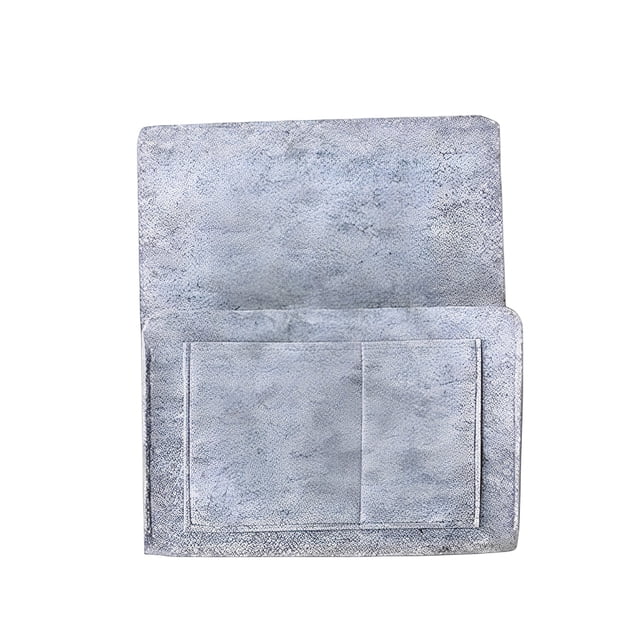 Matsuzay Organizador de fieltro para cabecera, bolsa colgante para teléfono, artículos diversos de papel para bebé, cama, sofá, colchón, Almacenamiento y organización del hogar Gris claro