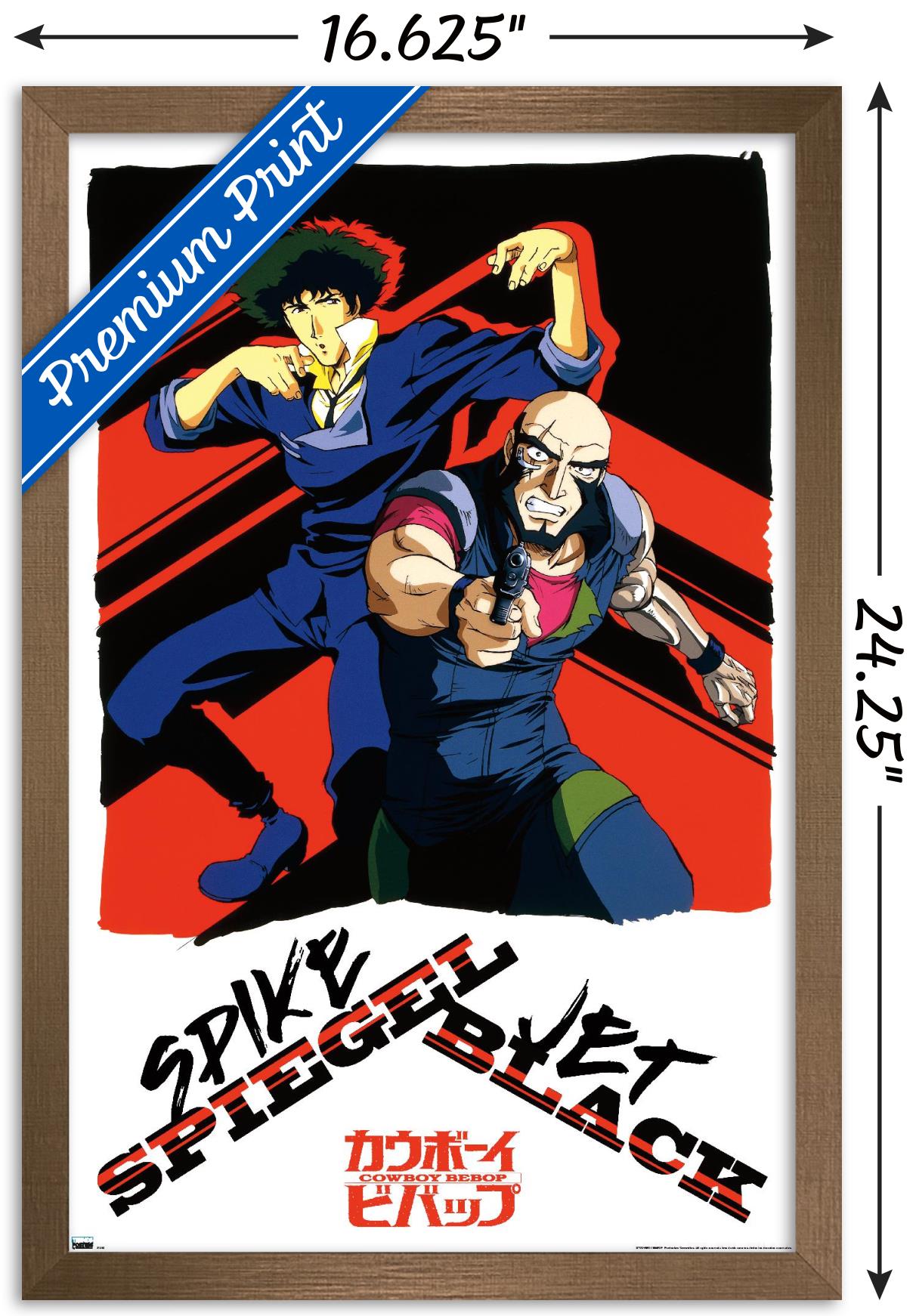 Cowboy Bebop - Spike & Jet Wall Poster, 14.725" x 22.375", Framed