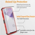 thumbnail image 5 of Samsung Galaxy Note 10 Case, Dual Layers [Combo Holster] And Built-In Kickstand Bundled with [Tempered Glass Screen Protector] Hybird Shockproof And Circlemalls Stylus Pen-Red, 5 of 8