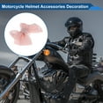 thumbnail image 3 of Accesorios para Casco de Motocicleta Decoración Moño de Sirena para Cascos de Motocicleta Bicicleta Esquí Rosa Tela Sticker 1 Juego, 3 of 6