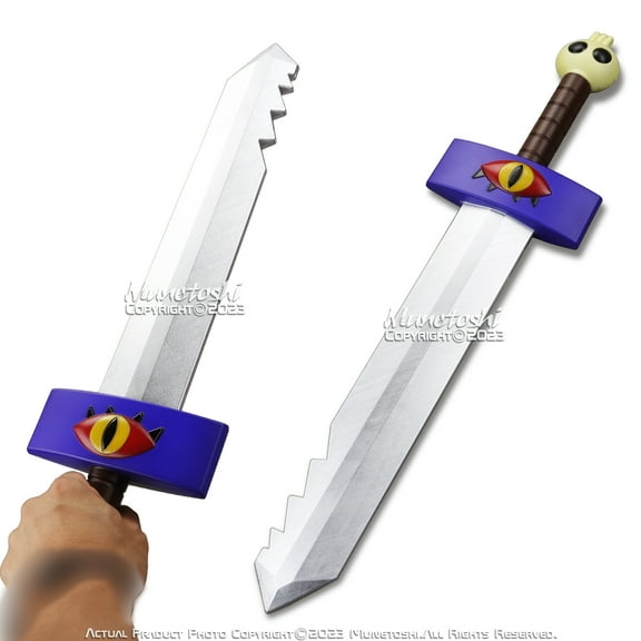 Munetoshi 24” Foam Jake’s Sword Adventure Fantasy Time Finn Skull Eye Purple