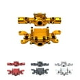 thumbnail image 1 of mmirethe Aluminum Alloy CNC Machined Front And Rear Axle Housings For 1/10 ZP1001 ZP1002 ZP1003 ZP1004 RC Car Accessories Golden, 1 of 6