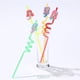 thumbnail image 5 of Wosthever 4 Uds. Pajitas de sirena fáciles de limpiar pajitas de beber de sirena multipropósito lindo dibujo animado pajita larga para fiesta temática Cocina y Comedor Wosthever HA013025-00, 5 of 6