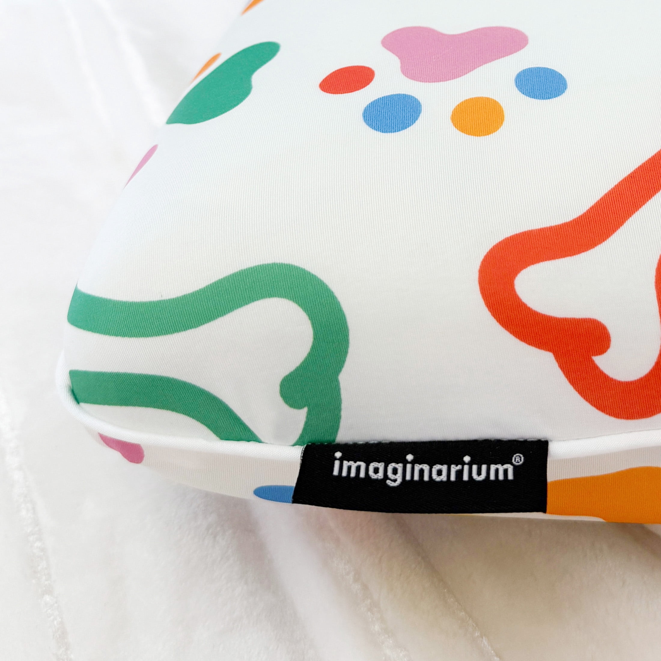 Imaginarium Memory Foam Fun Pillow for Kids and Adults with Cool-to-the-Touch Cover, Standard/Queen, Dog Bones, 2 pack