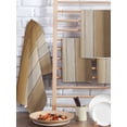 thumbnail image 2 of Brown Ombre Kitchen Dish Towels for Drying Dishes Set of 4, Vintage Country Wooden Waffle Weave Microfiber Hand Tea Bathroom Towels Quick Dry & Absorbent Towel 15.7x23.6, 2 of 7