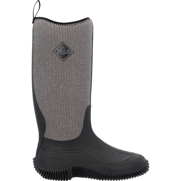 Muck Women's Hale, Black w/ Fuzzy Herringbone