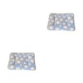 thumbnail image 3 of relayinert Polyester Washable And Machine Washable Pet Mat For Easy Cleaning Soft And Breathable Pet Bed Blue Star 30*40cm 2Set, 3 of 6