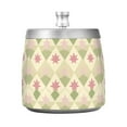 thumbnail image 7 of Yayeee Ashtray with Lid for Cigarette Smokeless Stainless Steel Home Ash Holder, Pastel Green Geometric, 7 of 7