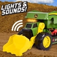 thumbnail image 2 of Camión volquete y cargador frontal de juguete John Deere 18" 2-N-1, 2 of 7