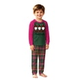 thumbnail image 4 of Lvotionpl 2026 Matching Family Christmas Pjs, Matching Christmas Pajamas Long Sleeve Top & Pants Set Matching Holiday Family Pajama Xmas Sets, 4 of 5