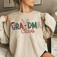 thumbnail image 3 of POPPOP Christmas Claus Embroidery Sweatshirt, Custom Mama Grandma Gigi Mimi Nickname, Gifts for Women Sweater, 3 of 4
