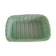 thumbnail image 1 of Canasta de estantería tejida a mano Organización de ropa llave de almacenamiento Cesta de almacenamiento Basina de almacenamiento de almacenamiento de Verde claro, 1 of 8