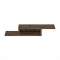 thumbnail image 3 of Furinno Indo Wall Mounted Floating Media Console, 47 Inch, Columbia Walnut, 3 of 6