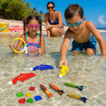 thumbnail image 4 of Colorful Pool Diving, Underwater Sinking Swim Training Set, Easy-Grip Dive for Swimming Practice, Beach Games, Pool Parties and Summer Water Activities, 4 of 6
