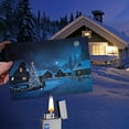 thumbnail image 6 of Hometravel Temperature Changing Christmas Cards, Heat Reactive Holiday Greeting Cards, Magic Reveal Surprise Night Cards with Envelopes for Gift Exchange, 6 of 8