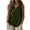 Green, variant on Summer Tops for Women Plus Size V-Neck Sleeveless Circle Tops - Ruffle Flounce for Everyday Army Green S