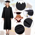 thumbnail image 2 of Alaiyaky Graduation Cap and Gown 2026 Unisex for High School and College Graduation Black, 2 of 8