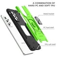 thumbnail image 2 of Xhy Samsung Galaxy A33 5G Case with Screen Protector Shockproof Ring Stand Cover Magnetic Metal Kickstand Holder Drop Protection [Green], 2 of 8