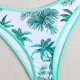 thumbnail image 5 of Trajes de baño Amzcrzy Tankini para mujer, trajes de baño, traje de baño, bikini de moda de primavera 2025 para mujer, conjunto de traje de baño dividido con cuello colgante, verde, XL, 5 of 9