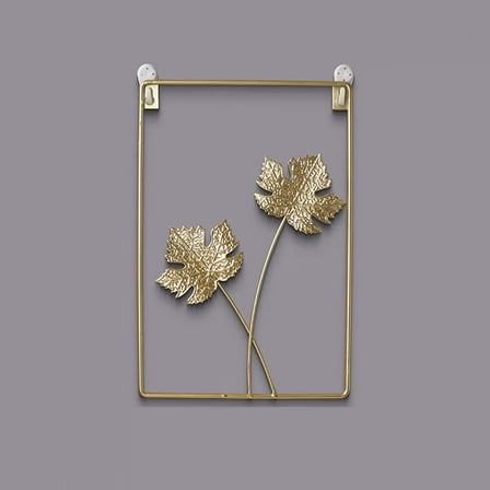 ERDOUY Metal Wall Art Decor for Living Room, Home Decor Living Room Wall Decor, Silhouette Wall Art(Gold)