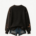 thumbnail image 4 of Halloween Salem Witch Broom Sweatshirt for Women Halloween Witch Spooky Season Sweatshirt Crewneck Hocus Pocus Holiday Pullover Gray XXXL, 4 of 4