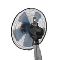 thumbnail image 2 of Rowenta, Ventilador de Escritorio, Ventilador de Mesa Turbo Silence con Control Remoto, 18 Pulgadas, Ventilador Ultra Silencioso para Dormitorio, Oscilante, Portátil, 5 Velocidades, Negro, Interior, V, 2 of 5