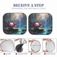 thumbnail image 6 of Zufioo Pond Cute Axolotl Print Folding Car Windshield Sun Visor, Anti-ultraviolet Sun Visor, Suitable for Trucks, Vans Car Accessories-Small, 6 of 6