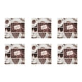 thumbnail image 4 of 20 Pack Luncheon 3 Ply Napkin Coffee Beans - Set of 6, 4 of 4