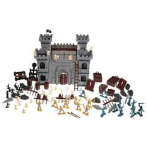 LOLIPPYY Pirate Medieval Castle Knight Toy Set for Teaching with Assorted Color Plastic Accessories 99 Piece