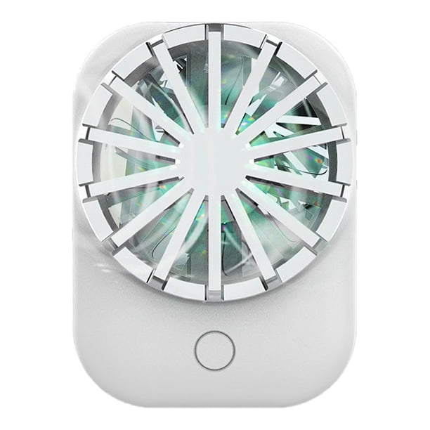 Ventilador de refrigeración para teléfono móvil, Enfriador de juegos, USB, inalámbrico, con clip trasero, ventilador de refrigeración, teléfono, disipador de calor fresco, viento, ajustable, blanco