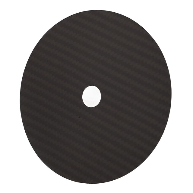 0.2mm Disc Stabilizer Carbon Fiber CD DVD Stabilizer Tuning Mat, Carbon Fiber CD Tuning Mat for CD Player, Vibration Absorption, Low Distortion Rate