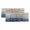 Blue, variant on Blue Beige Valances for Windows, Light Filtering Kitchen Curtain Valances 2 Panels, Coastal Wave Modern Abstract Art Rod Pocket Short Window Treatments for Living Room Bedroom 42"Wx12"L