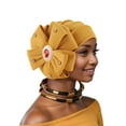 thumbnail image 3 of Sombreros de mujer de moda con capas de aire y paneles laterales con flores, sombrero indio para mujer, 3 of 4