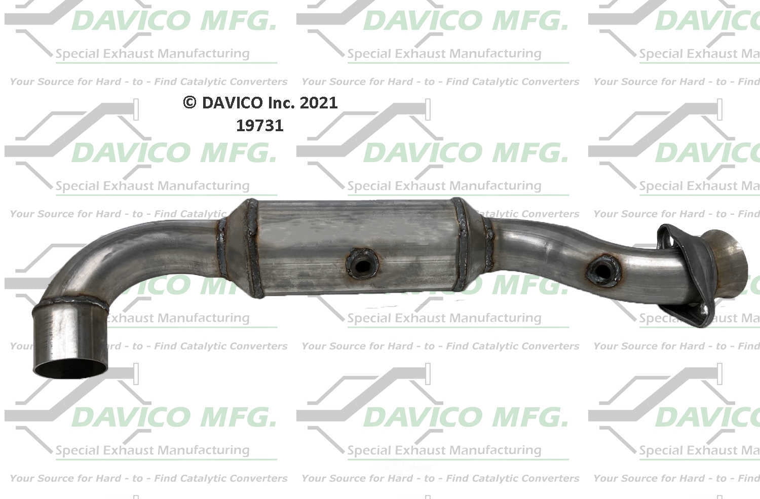 Davico Mfg 19731 Direct-Fit Catalytic Converter
