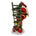 thumbnail image 4 of Kurt Adler 11.5-Inch Fabriché Fireman Santa On Ladder, 4 of 8