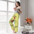 thumbnail image 4 of Uemuo Avocado Merry Christmas Pattern Women's Wide Leg Palazzo Lounge Pants with Pockets Light Weight Loose Comfy Casual Pajama Pants-XX-Large, 4 of 9