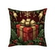 thumbnail image 2 of Adornos navideños, regalos navideños, fundas de almohada navideñas, decoración de festivales, decoración de sofá, almohada de lino, funda de almohada de lino, 2 of 6