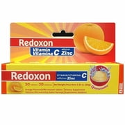 Redoxon Orange Flavored Vitamin C Effervescent Tablets 20 Each - (Pack of 2)