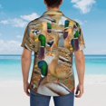 thumbnail image 4 of Fotbe Mallard Ducks Camisa Hawaiana para Hombre Unisex – Camisa Casual de Verano con Botones de Manga Corta de Algodón y Lino,Large, 4 of 7