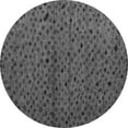 thumbnail image 1 of Ahgly Company Indoor Round Abstract Gray Modern Area Rugs, 3' Round, 1 of 4