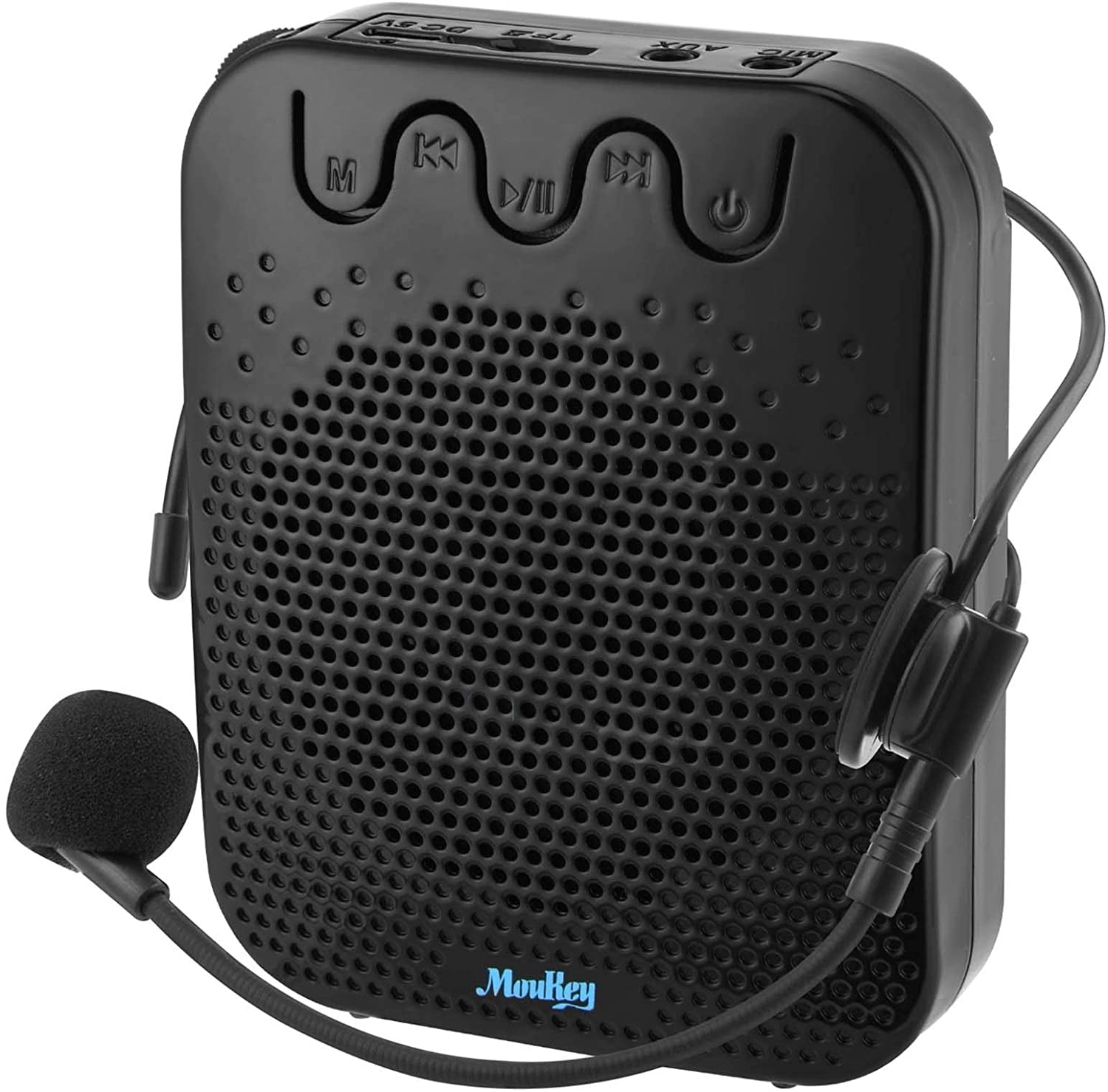 Moukey Voice Amplifier, Portable Personal Speaker Microphone Headset