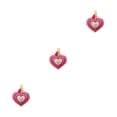 thumbnail image 3 of QualitChoice Porte-Clés à Pompon en Daim Multicolore Porte-Clés Sac Décoratif Cœur Rose Rouge 3Ensemble, 3 of 6