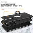 thumbnail image 4 of JTCASES for Samsung Galaxy A24 Case, Car Mount Bracket 2-layer Hybird Shockproof PC TPU Anti-fall Slim Fit Lightweight Magnetic Cover for Samsung Galaxy A24（6.5" 2023) - Black, 4 of 7