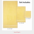 thumbnail image 4 of Juego de toallas de baño TEXTILOM 100% algodón turco, 6 piezas, color amarillo, 4 of 6