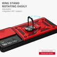 thumbnail image 6 of for Samsung Galaxy Note 20 Case with Flexible TPU Screen Protector 2 Pcs, Slide Camera Lens Cover Protective Case with Magnetic Ring Kickstand for Samsung Galaxy Note 20 5G-Red, 6 of 13