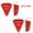2pcs-Red, variant on Solar Alarm Lamp Siren Wireless Motion Sensor Outdoor Waterproof 129dB Alarm Light Drive Away Wolf Wild Alarm System Detector