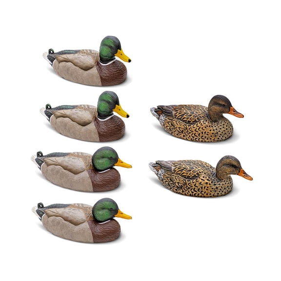 Rig Em Right Mainline Series Mallard Duck Decoys, 6 Pack