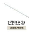 thumbnail image 2 of Achim Fantasia 7/16" Spring Tension Rod, 28-48", White, 2 of 5