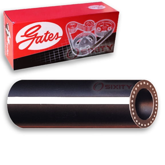 Gates Heater Outlet Safety Stripe HVAC Heater Hose compatible with Lincoln Continental 7.0L 7.5L V8 1960-1973